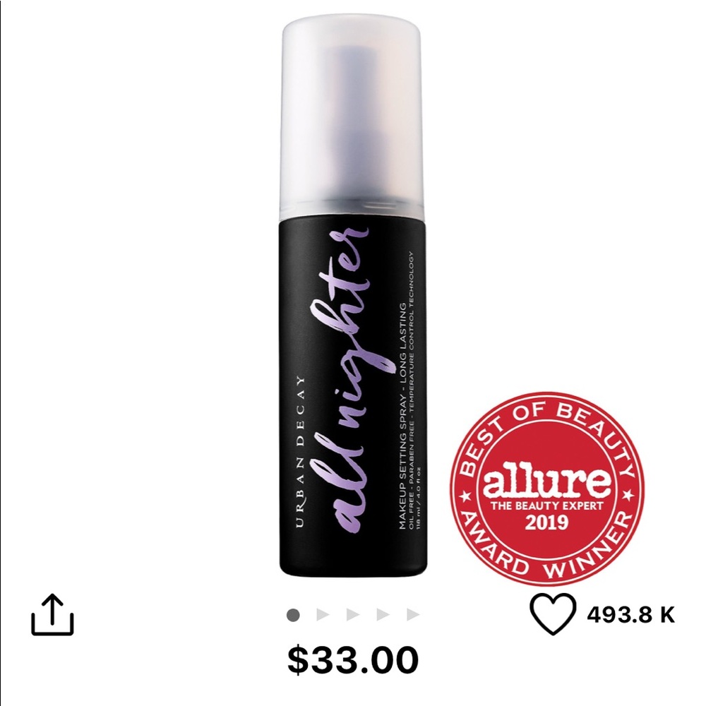 Urban Decay All Nighter Long Lasting Makeup Spray